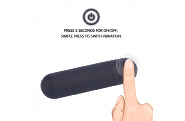 Bullet Viberate Massager Rechargeable for Travel - 10 Speed Portable Waterproof 