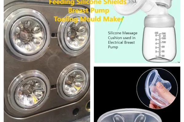 4 Cav LSR Molds for Breast Pump Massage Cushion Valves sealing rings, diaphragms